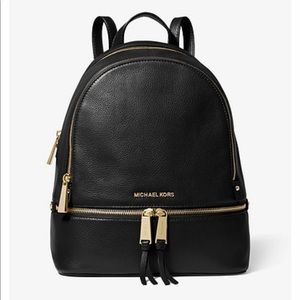 Michael Kors Rhea Medium Leather Backpack